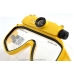 5 Mega Pixel 720P High Definition Underwater Diving Mask Scuba Camera Video Recorder DVR with LED Light and Loop Recording Yellow